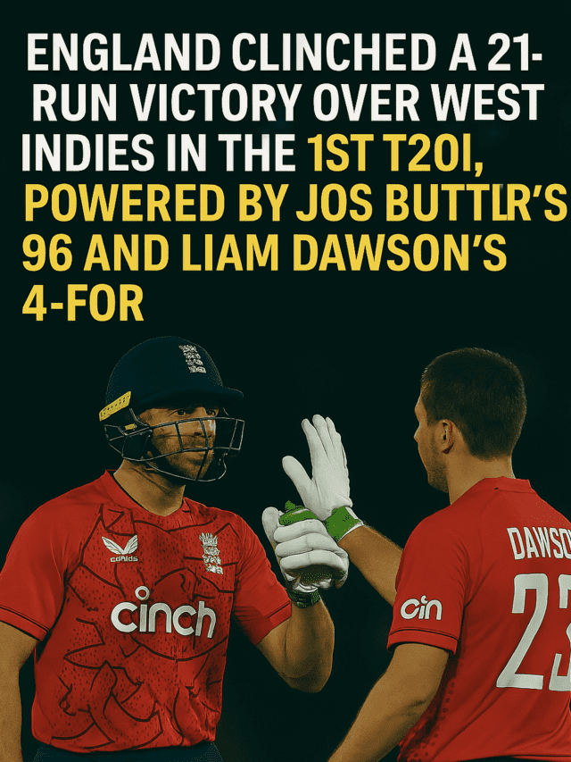 Jos Buttler 96, Liam Dawson four-for seal spoils for England