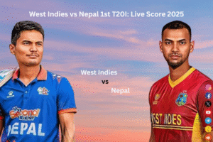 West Indies vs Nepal 1st T20I