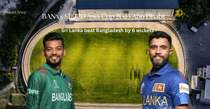Bangladesh vs Sri Lanka Asia Cup 2025