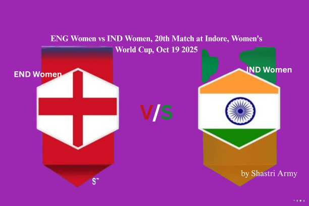 England vs India Women's 2025 World Cup