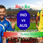 Rohit Sharma and Virat Kohli Lead