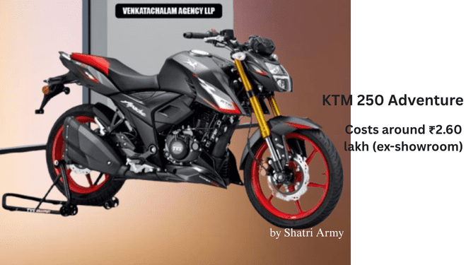 TVS Apache RTX 300 vs KTM 250