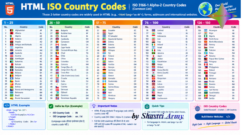 ISO country code