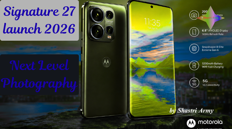 Motorola Signature 27 200MP camera